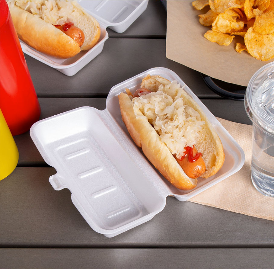 Embalagem de Isopor para Hot Dog - 400 unidade